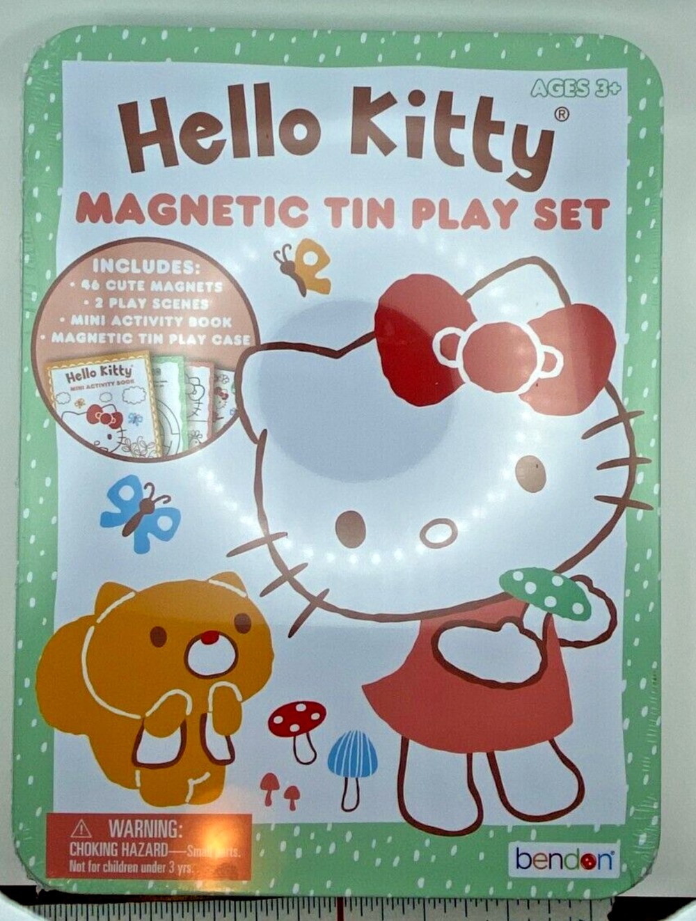 Magnetic Activity Tin - Hello Kitty - Travel Fun, Gift Giving, Basket Item!